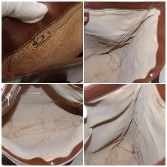 GUCCI Micro GG Supreme Tote Bag PVC Beige Gold 002 37 0035 Auth ep10439 - Picture 15 of 15